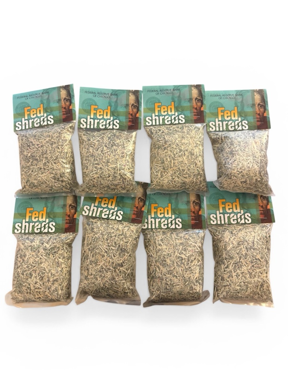 Fed Shreds Shredded Currency Novelty Bags Money Confetti Federal Reserve